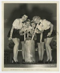 1m439 HIGH, WIDE & HANDSOME 8.25x10 still '37 sexy starlets with the world's largest mint julep!