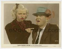 1m041 HOLLYWOOD HOTEL color 8x10 still '38 Mabel Todd winces & points at Ted Healy's painful look!