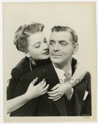 1m451 HOMECOMING 8x10.25 still '48 c/u of pretty Anne Baxter with her arms around Clark Gable!
