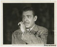 1m455 HOUSE OF DRACULA 8.25x10 still '45 c/u of worried Lon Chaney Jr. out of his Wolf Man makeup!