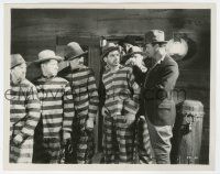 1m471 I AM A FUGITIVE FROM A CHAIN GANG 8x10 still '32 Paul Muni in convict suit grabbed by guard!