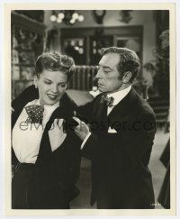 1m494 IN THE GOOD OLD SUMMERTIME deluxe 8x10 still '49 great c/u of Buster Keaton & Judy Garland!