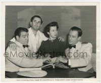1m495 IN THE NAVY candid 8.25x10 still '41 director Arthur Lubin with Bud Abbot & Lou Costello!