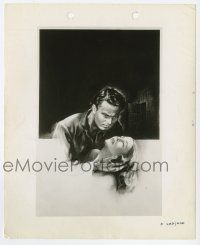 1m516 JANE EYRE 8.25x10 still '44 great different artwork of Joan Fontaine & Orson Welles!