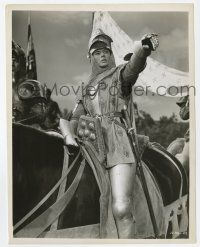 1m533 JOAN OF ARC 8x10.25 still '48 classic c/u of Ingrid Bergman in full armor on horse!