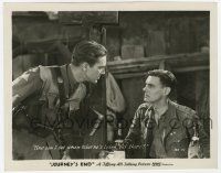 1m538 JOURNEY'S END 8.25x10.25 still '30 James Whale, WWI soldiers Colin Clive & David Manners!
