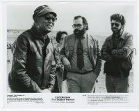 1m547 KAGEMUSHA candid 8x10 still '80 Akira Kurosawa, Francis Ford Coppola & George Lucas on set!