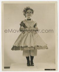 1m591 LITTLEST REBEL 8x10.25 still '35 great full-length portrait of cute Shirley Temple!