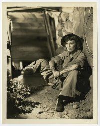 1m627 MARGARET SULLAVAN 8x10.25 still '43 seated close up in uniform when she was in Cry Havoc!