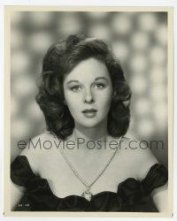 1m875 SUSAN HAYWARD 8x10.25 still '50s the beautiful actress in low-cut dress & pearl necklace!