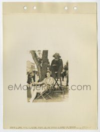 1m884 TALL IN THE SADDLE candid 8x11 key book still '44 Gabby Hayes sits on ladder over Ella Raines