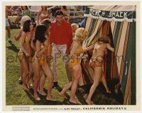 1m066 SPINOUT color English FOH LC #3 '66 Elvis & bikini babes by beach shack, California Holiday