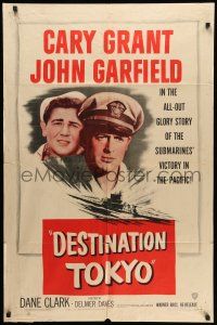 1p243 DESTINATION TOKYO 1sh R50 Cary Grant & John Garfield in World War II!