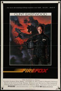 1p326 FIREFOX 1sh '82 cool C.D. de Mar art of killing machine, Clint Eastwood!