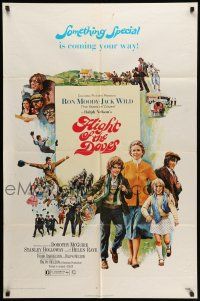 1p332 FLIGHT OF THE DOVES 1sh '71 Ralph Nelson, Ron Moody, Jack Wild, cool art of cast!