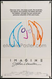 1p494 IMAGINE 1sh '88 classic art by former Beatle John Lennon!