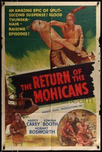 1p556 LAST OF THE MOHICANS 1sh R48 serial, amazing epic of blood Returns!