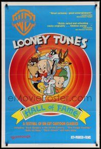 1p587 LOONEY TUNES HALL OF FAME 1sh '91 Bugs Bunny, Daffy Duck, Elmer Fudd, Porky Pig!