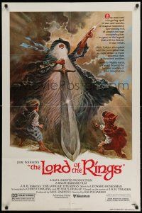 1p588 LORD OF THE RINGS 1sh '78 Ralph Bakshi cartoon from classic J.R.R. Tolkien novel!