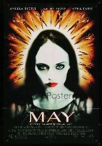 1p626 MAY 1sh '02 striking image of Angela Bettis in the title roll as May Dove Canady!