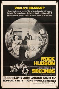 1p808 SECONDS 1sh '66 Rock Hudson buys himself a new life, John Frankenheimer!