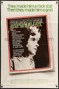 1p863 STARDUST style B 1sh '74 Michael Apted directed, David Essex, Keith Moon rock & roll!