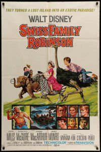 1p890 SWISS FAMILY ROBINSON 1sh R69 John Mills, Walt Disney family fantasy classic!