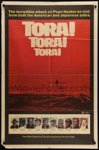 1p929 TORA TORA TORA style B 1sh '70 the re-creation of the incredible attack on Pearl Harbor!