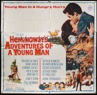 1r101 ADVENTURES OF A YOUNG MAN 6sh '62 Ernest Hemingway, Richard Beymer, Diane Baker, Martin Ritt