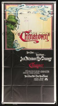 1r747 CHINATOWN int'l 3sh '74 art of Jack Nicholson & Faye Dunaway by Jim Pearsall, Roman Polanski