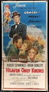 1r802 HEAVEN ONLY KNOWS 3sh '47 Robert Cummings, Brian Donlevy, it's Heaven & all this too!