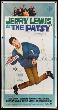 1r865 PATSY 3sh '64 wacky image of star & director Jerry Lewis hanging from strings like a puppet!