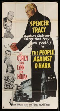 1r867 PEOPLE AGAINST O'HARA 3sh '51 Spencer Tracy against sinister forces that prey on youth!