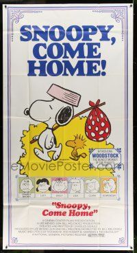 1r920 SNOOPY COME HOME 3sh '72 Peanuts, Charlie Brown, great Schulz art of Snoopy & Woodstock!