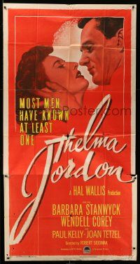 1r947 THELMA JORDON 3sh '50 most men have known at least one woman like Barbara Stanwyck!