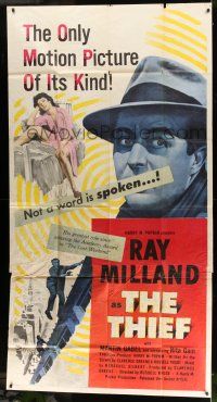 1r949 THIEF 3sh '52 Ray Milland & Rita Gam filmed entirely without any dialogue!