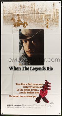 1r989 WHEN THE LEGENDS DIE int'l 3sh '72 Richard Widmark, first Frederic Forrest as Tom Black Bull!