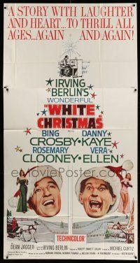 1r994 WHITE CHRISTMAS 3sh R61 Bing Crosby, Danny Kaye, Clooney, Vera-Ellen, musical classic!