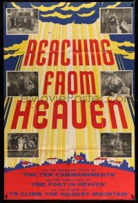 1r020 REACHING FROM HEAVEN 40x60 R50s Hugh Beaumont, Heaven or Hell, the choice is yours!