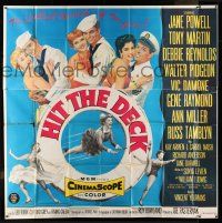 1r131 HIT THE DECK 6sh '55 Debbie Reynolds, Jane Powell, Tony Martin, Walter Pidgeon, Ann Miller