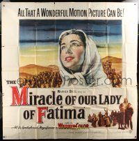 1r152 MIRACLE OF OUR LADY OF FATIMA 6sh '52 all that a wonderful motion picture can be!