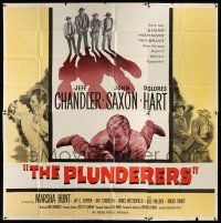1r165 PLUNDERERS 6sh '60 Jeff Chandler, John Saxon, Dolores Hart, a new giant of western suspense