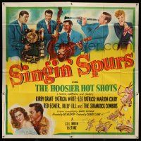 1r183 SINGIN' SPURS 6sh '48 The Hoosier Hot Shots Hezzie, Ken, Gil & Gabe, Native American art!