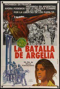 1r241 BATTLE OF ALGIERS Argentinean '70s Gillo Pontecorvo's La Battaglia di Algeri, guillotine!
