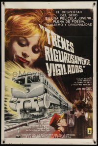 1r263 CLOSELY WATCHED TRAINS Argentinean '66 Ostre Sledovane Vlaky, classic coming-of-age comedy!
