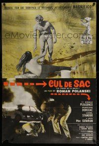 1r270 CUL-DE-SAC Argentinean '67 Roman Polanski, different image w/topless Francoise Dorleac!