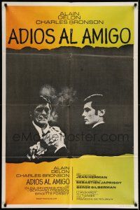 1r289 FAREWELL, FRIEND Argentinean '68 Adieu l'ami, smoking Charles Bronson & Alain Delon!