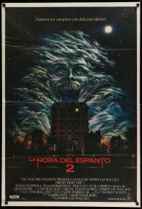 1r295 FRIGHT NIGHT 2 Argentinean '89 welcome back, cool horror artwork of ghosts!