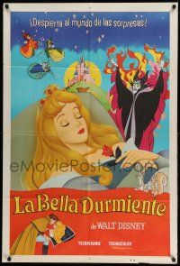1r386 SLEEPING BEAUTY Argentinean R60s Walt Disney cartoon fairy tale fantasy classic!