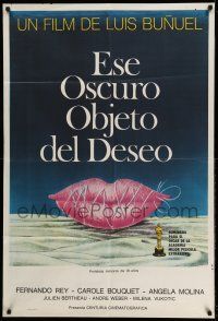 1r404 THAT OBSCURE OBJECT OF DESIRE Argentinean '77 Cet obscur object du desir, art by Ferracci!